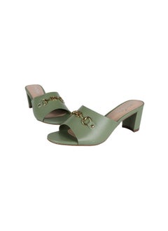 Michelle Morgan Michelle Morgan Ladies Mid Heel 213RC193 Green  - Image 2