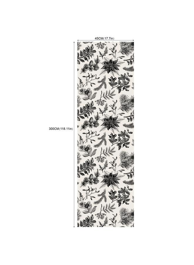 Bluejw Foreign Trade Christmas Self-adhesive Wallpaper Wallpaper Removable Wallpaper Living Room Transformation Wall Stickers CRW001-020 - Image 1