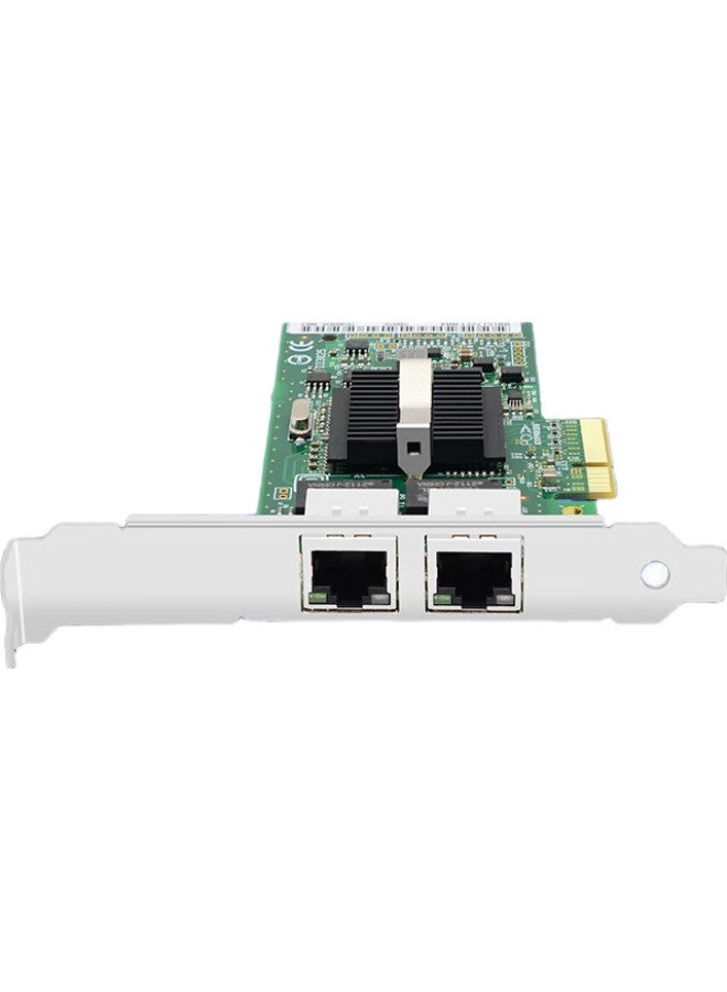 Eb-Link Intel 82571 Chip, Pci-E X4 Gigabit Dual-Port Server Network Card, 2 Network Ports, Expi9402Pt, Machine Vision Industrial Camera - Image 1