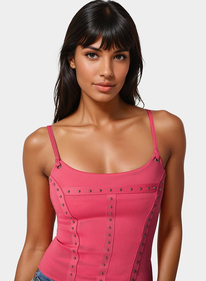 bebe Studded Corset - Image 2