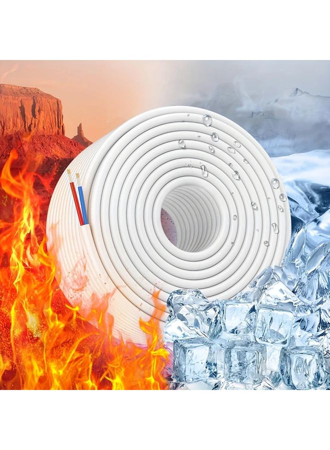 18 AWG 393.7 بوصة أسلاك توصيل نحاسية مطلية بالألومنيوم باللون الأحمر والأزرق للقوارب والسيارات والعربات المنزلية والطاقة الشمسية - Image 5