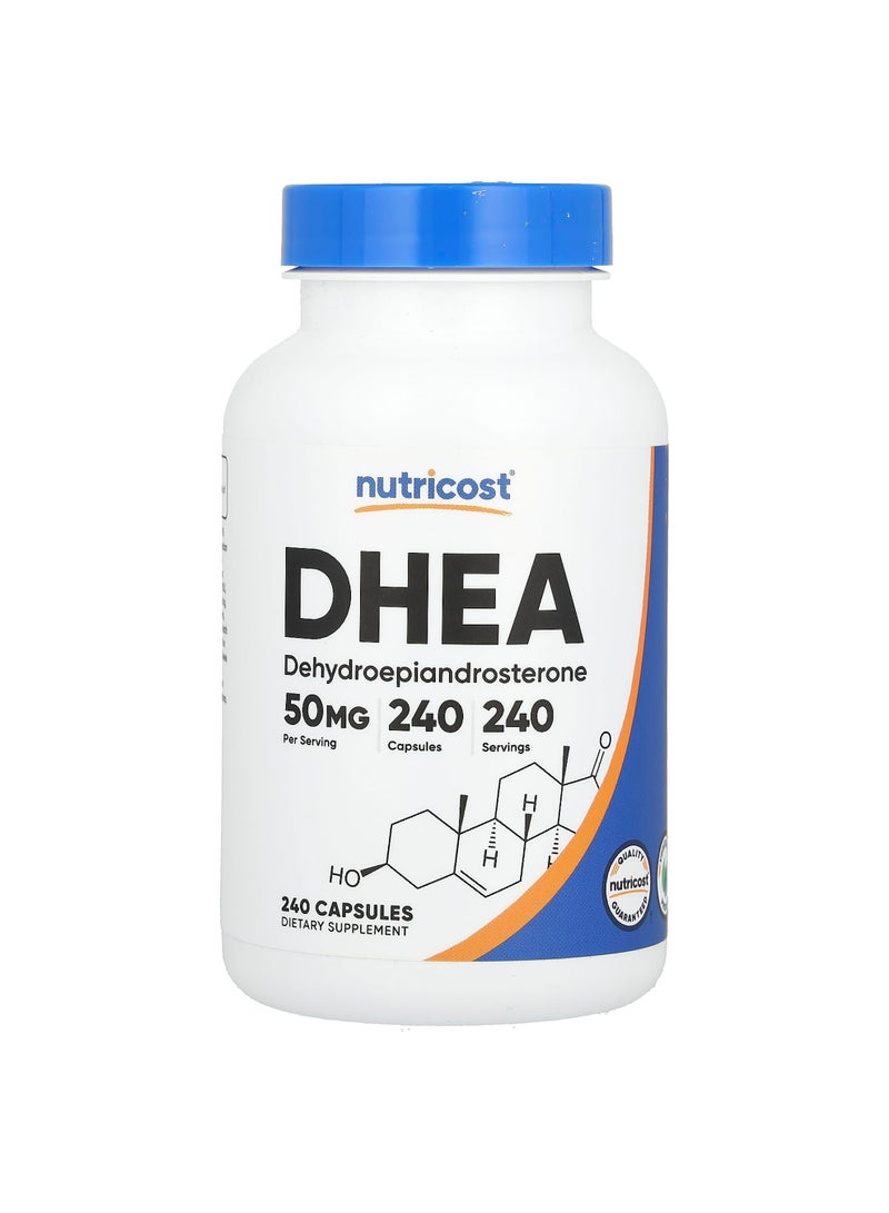 Nutricost DHEA, 50 mg, 240 Capsules