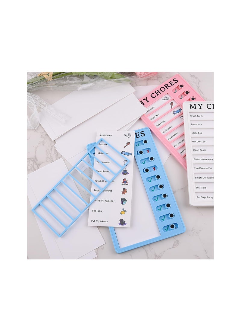 MarlaMall - 2 Pieces Memo Plastic Board Routine Chore Chart for Kids - Image 1