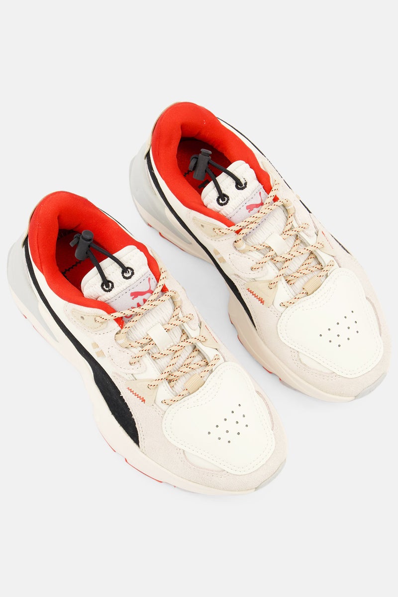 PUMA Women Orkid Retro Grade Lace Up Training Sports Shoes, Off White - Image 4