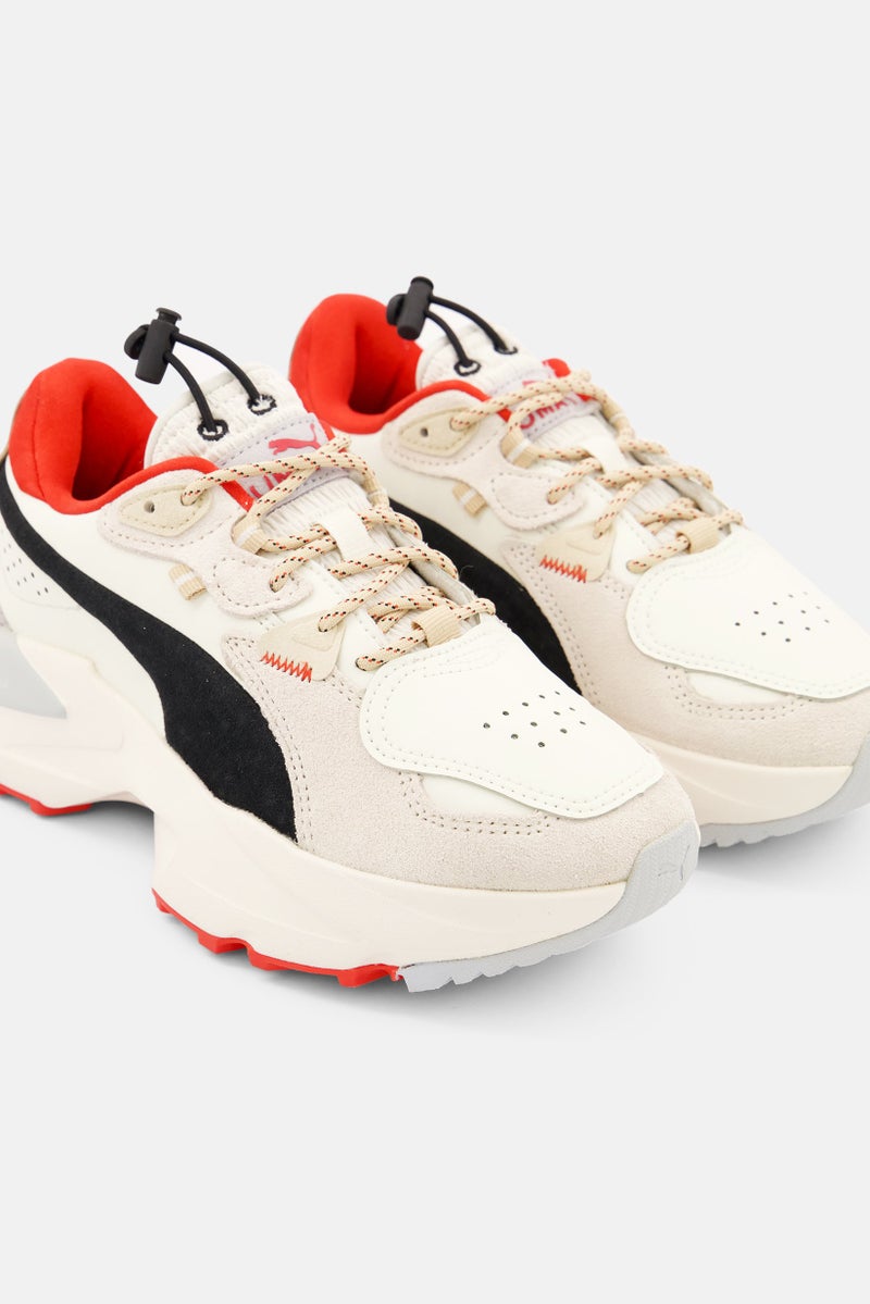 PUMA Women Orkid Retro Grade Lace Up Training Sports Shoes, Off White - Image 3