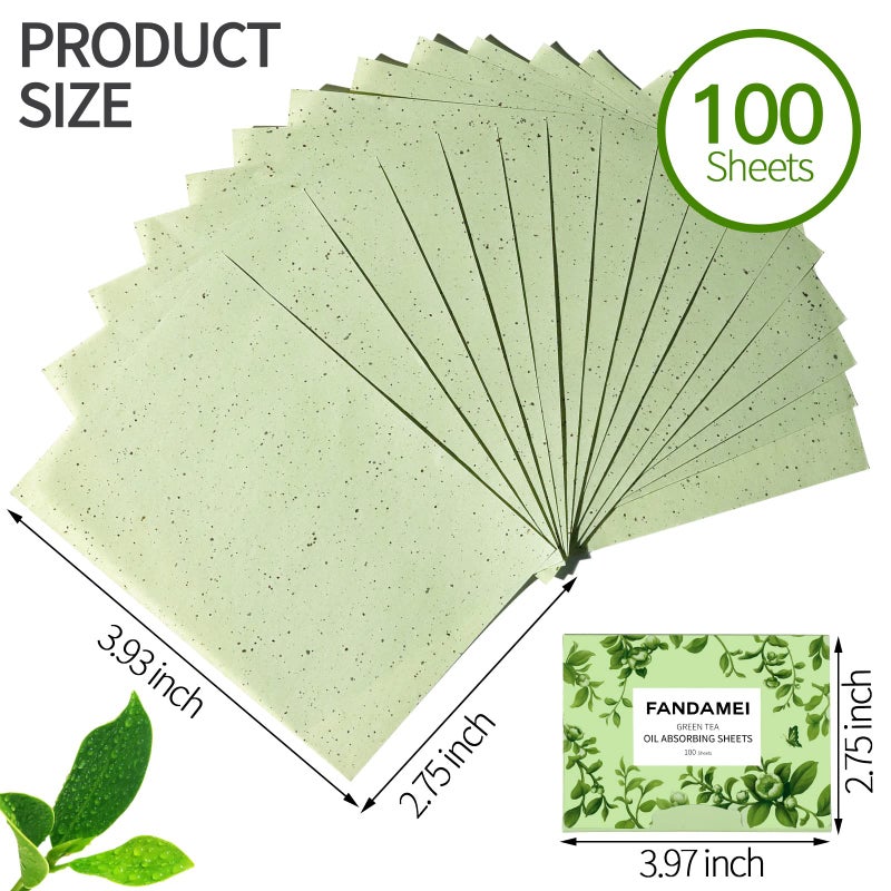 FANDAMEI Oil Blotting Sheets For Face, 600 PCS Oil Blotting Papers, Blotting Paper for Oily Skin, Oil Control Film, Oil Absorbing Sheets For Face, Oil Absorbing Tissues - Image 2