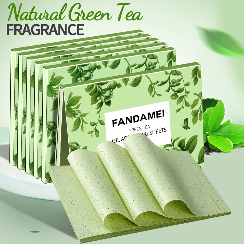 FANDAMEI Oil Blotting Sheets For Face, 600 PCS Oil Blotting Papers, Blotting Paper for Oily Skin, Oil Control Film, Oil Absorbing Sheets For Face, Oil Absorbing Tissues - Image 4