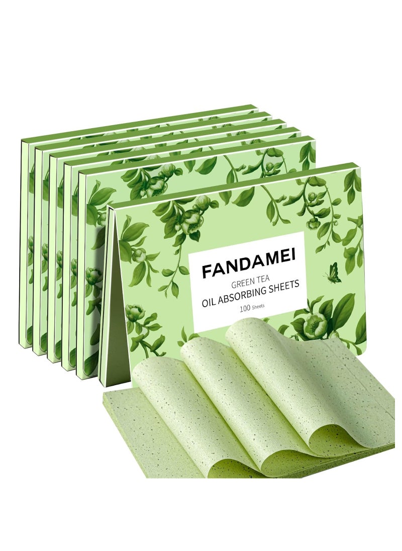 FANDAMEI FANDAMEI Oil Blotting Sheets For Face, 600 Sheets Oil Blotting Papers For Face, Blotting Paper for Oily Skin, Oil Control Film, Oil Absorbing Sheets For Face, Oil Absorbing Tissues  - Image 1