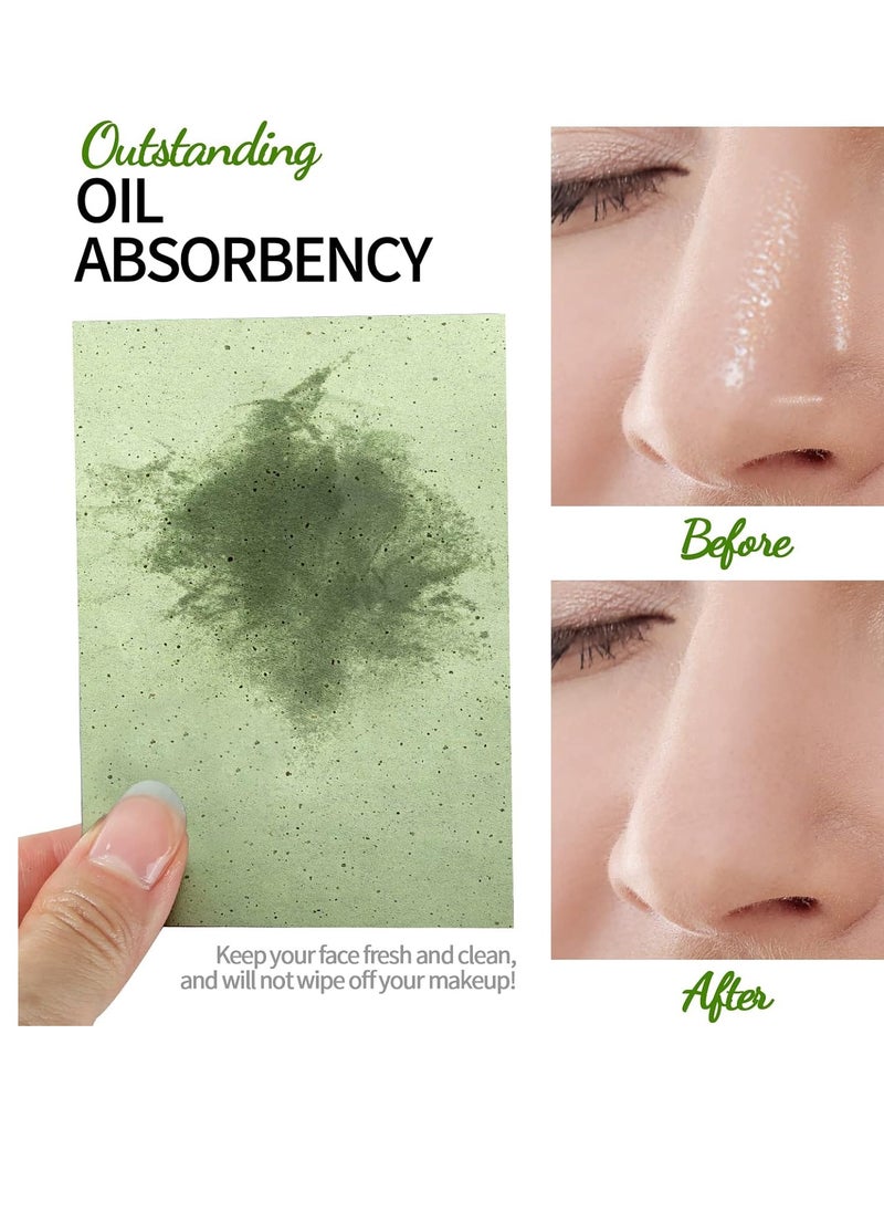 FANDAMEI FANDAMEI Oil Blotting Sheets For Face, 600 Sheets Oil Blotting Papers For Face, Blotting Paper for Oily Skin, Oil Control Film, Oil Absorbing Sheets For Face, Oil Absorbing Tissues  - Image 2