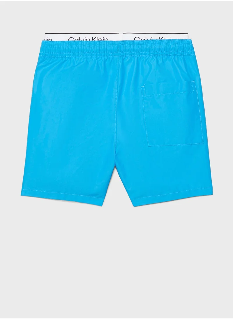 CALVIN KLEIN Kids Logo Swim Shorts