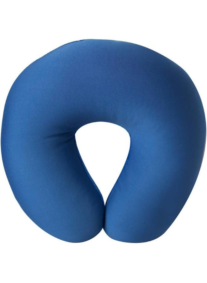 Cloudz Kids Dual Comfort Microbead Airplane Travel Neck Pillow Super Soft Cozy Plush on One Side Cool Relaxing Spandex on The Other Keep Your Kids Comfy and Supported at Home or On The Go  Pink - Image 2