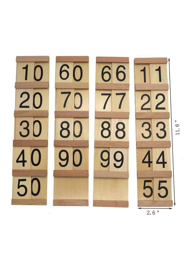 Kghios Montessori Math Toys Material for Toddlers Seguin Boards with Beads Home Edition,Montessori Seguin Boards & Beads - Image 2