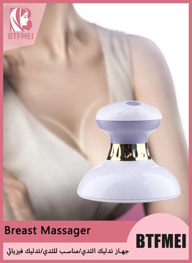 BTFMEI Breast Massager,Multi-functional Electric Breast Beauty Instrument,Electric Silicone Massage Instrument,Electric Breast Enlargement Instrument for Breasts,Arms,Legs,Shoulders - Image 1