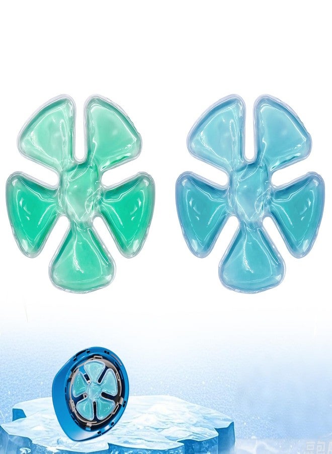 Deyuoau Helmet Ice Pack, Head Cooling Gel Ice Pack (2-Pack，Flexible Helmet-Style Cold Compress for Comfort，Hard Safe Hat Relief Cap - Image 1