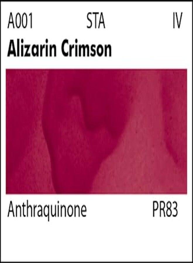 Grumbacher Academy Watercolor Paint, 7.5ml/0.25 Ounce, Alizarin Crimson (A001) - Image 2
