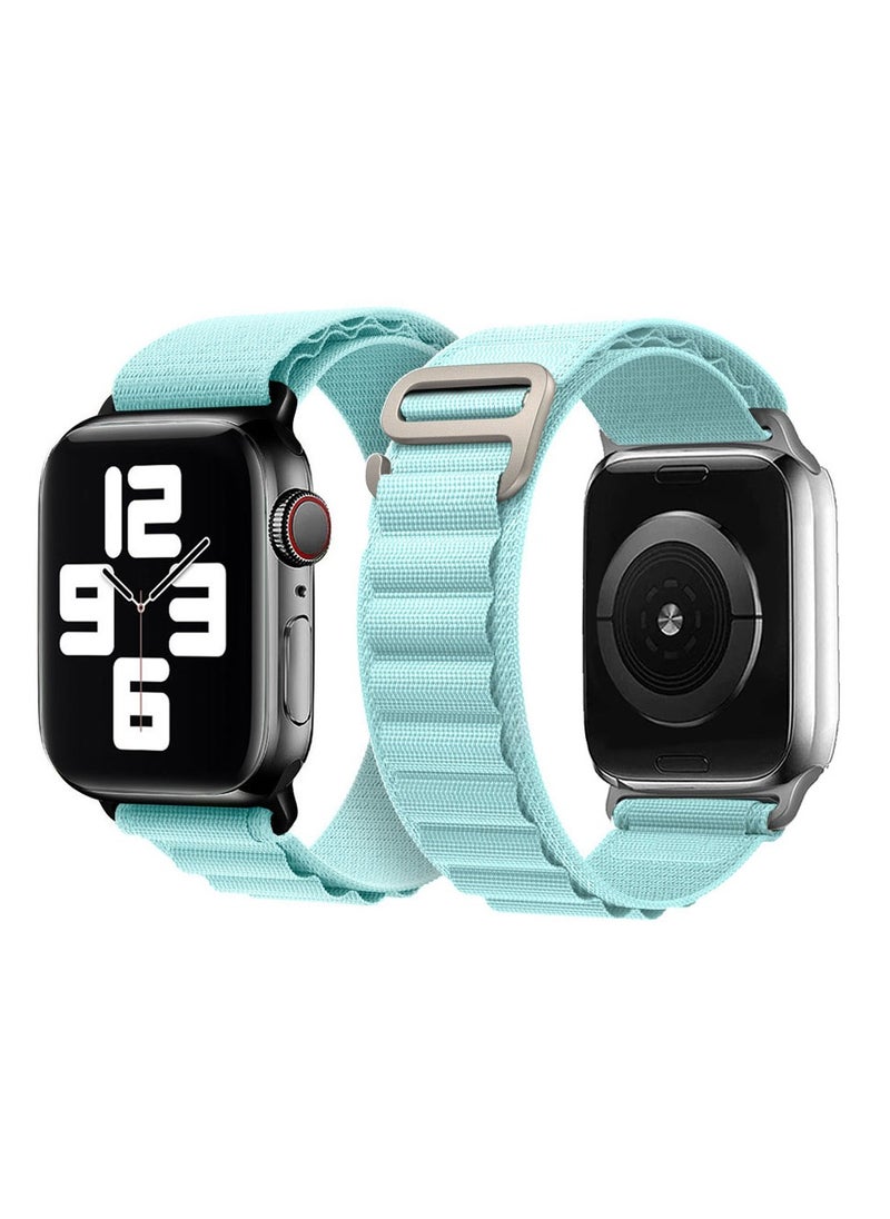 Generic Alpine Loop Band For Apple Watch Band 38mm/40mm/41mm Nylon Woven Sport Strap Compatible with iWatch Series 7/SE/6/5/4/3/2/1 Adjustable Strap  - Image 1
