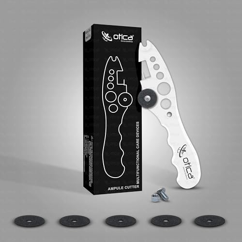 OTICA Ampoule Cutter for Doctors Nurse, Glass Bottle Cap Remover Cutter Ampule Breaker for Hospital and Clinic (White) - Image 5