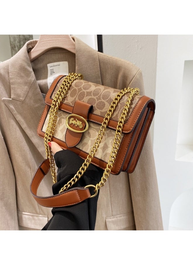 Generic Women's Fashion Retro Shoulder Bag, Ladies Large Capacity Crossbody Bag Sling Bag Side Bag Carry Bag, PU Leather Handbag Tote Bags Clutch Bag Satchel Bag for Daily Commuter/Banquet/Party/Campus  - Image 3