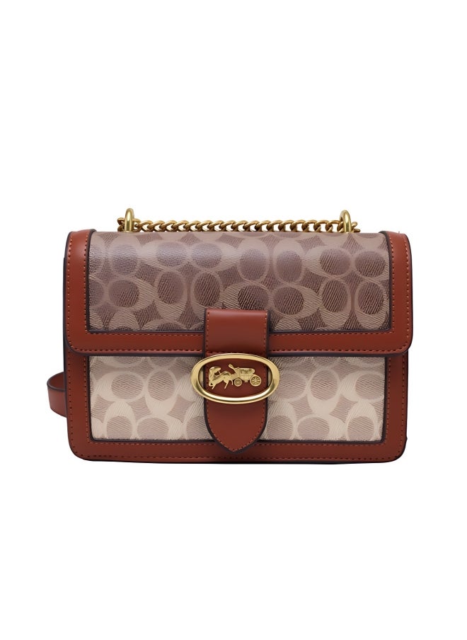 Generic Women's Fashion Retro Shoulder Bag, Ladies Large Capacity Crossbody Bag Sling Bag Side Bag Carry Bag, PU Leather Handbag Tote Bags Clutch Bag Satchel Bag for Daily Commuter/Banquet/Party/Campus  - Image 1