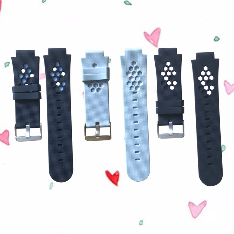 6 Pcs Children Phone Watch Silicone Watchband Watch Strap for Children Kids (Black- - - ) - Image 4