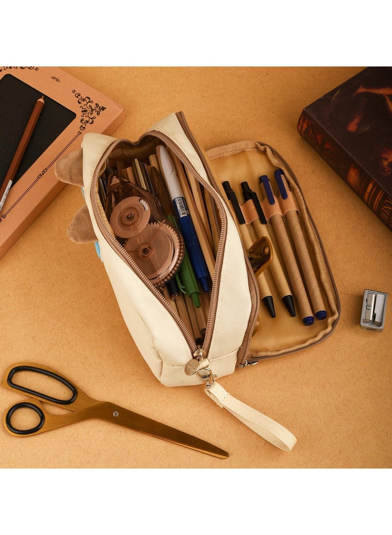 general Large Capacity Pencil Case Black,3D Cat Pencil Pouch Pencil Bag Organiser Office Academy Schools - Image 3