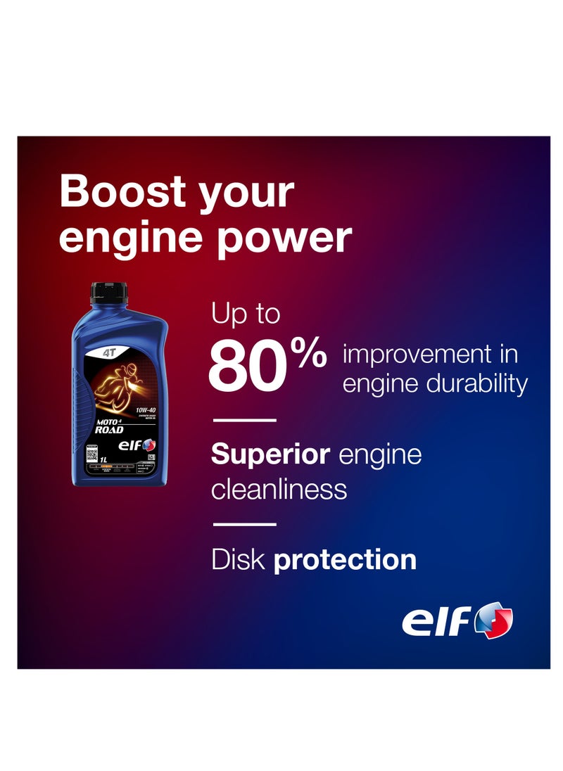 elf MOTO 4T ROAD 10W40  - Image 4