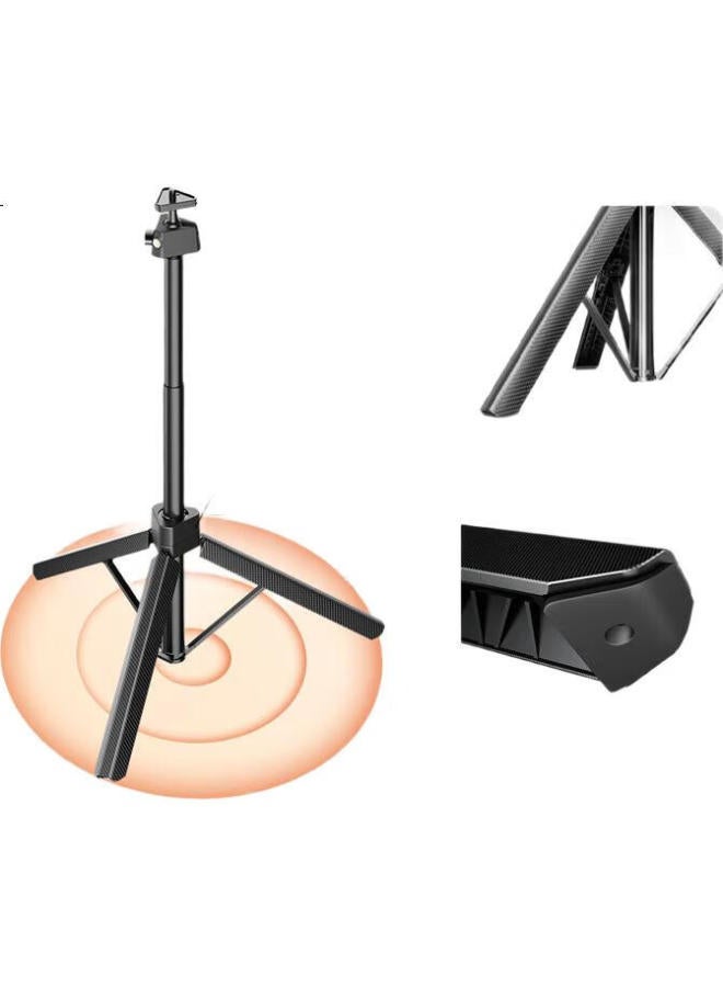 LINGCHEN Camera Stand, Portable Phone Tripod, Outdoor Mini Phone And Mirrorless Camera Gimbal, Vlog Photography, Selfie Stick With Phone Clamp, Handheld Selfie Pole, Desktop Stand - Image 3