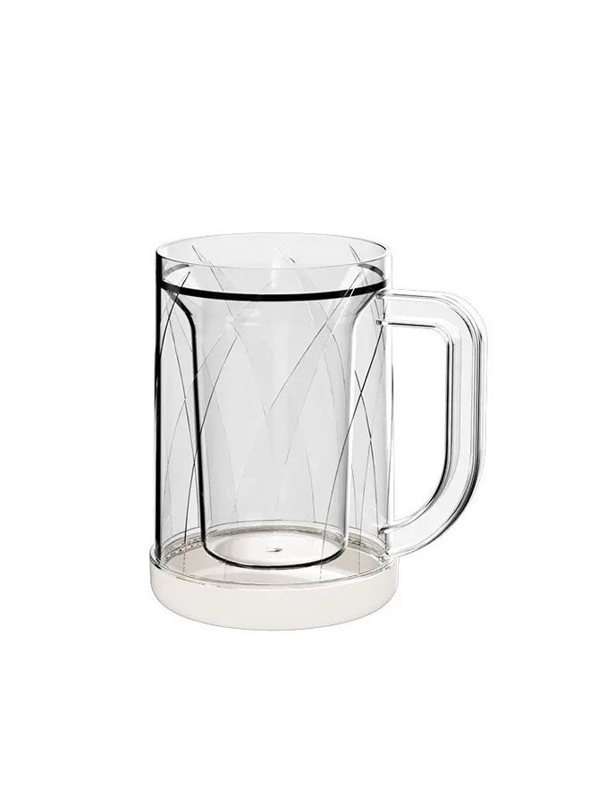 2 pcs，Summer New Double Layer Large Capacity Home Iced Drink Mug (Craft Drink Mug) Upgraded Version - Image 1
