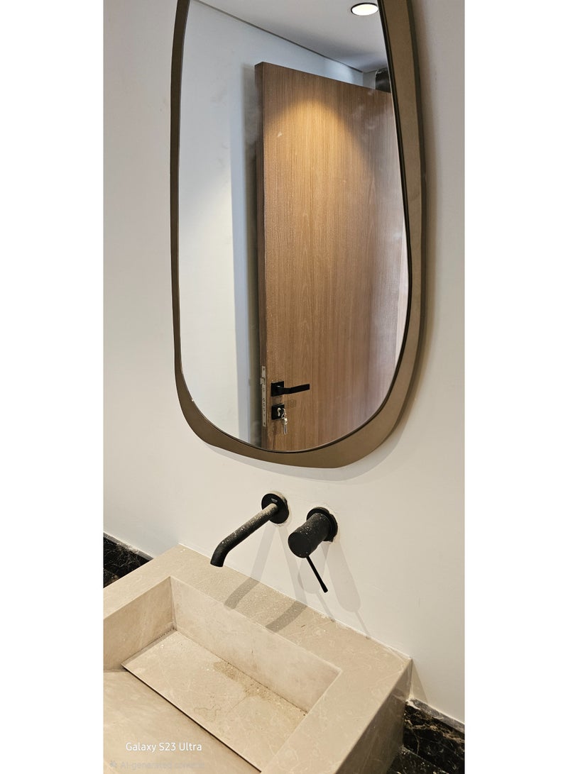 M Furniture - Organic Mirror 87cm x 48cm - Image 3