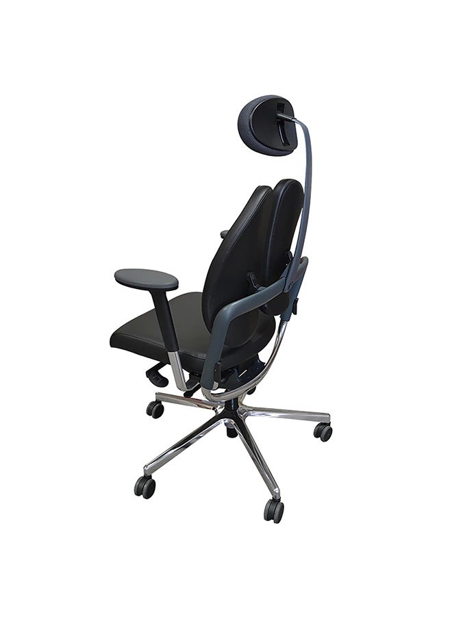 BACK COMFORT Dual Back Office Chair | Ergonomic Support for Neck and Back | Premium Leather | Made in Poland with 5-Year Warranty  - Image 4