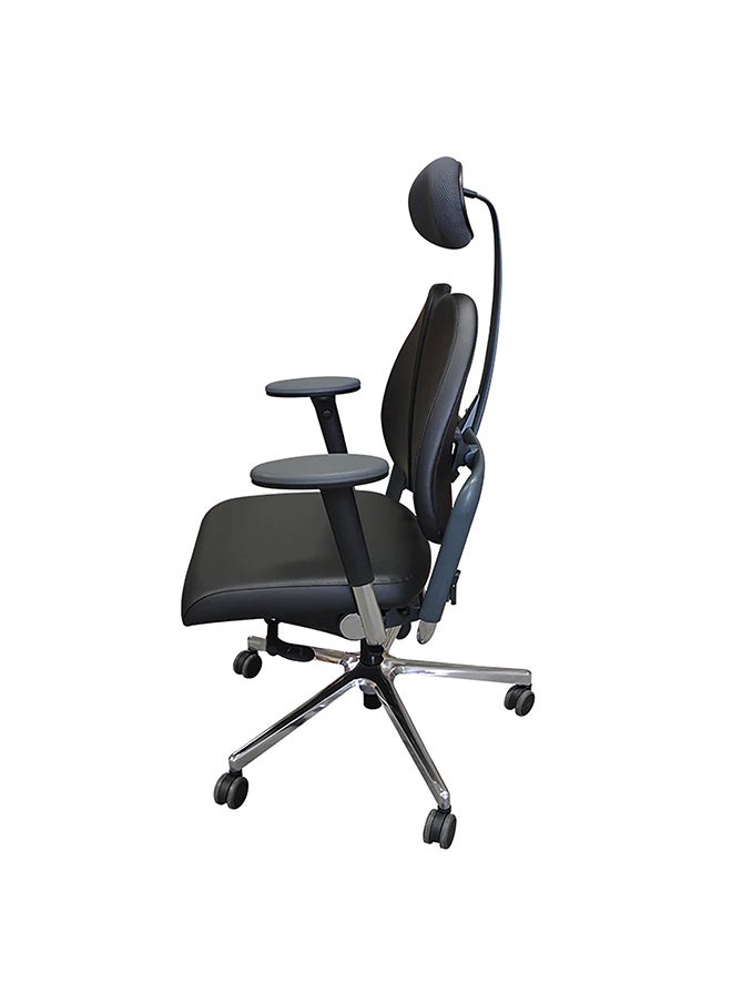 BACK COMFORT Dual Back Office Chair | Ergonomic Support for Neck and Back | Premium Leather | Made in Poland with 5-Year Warranty  - Image 3