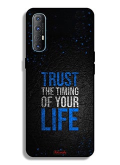 Tolwak Oppo Reno3 Pro 4G Protective Case Cover Trust The Timing Of Your Life  - Image 2