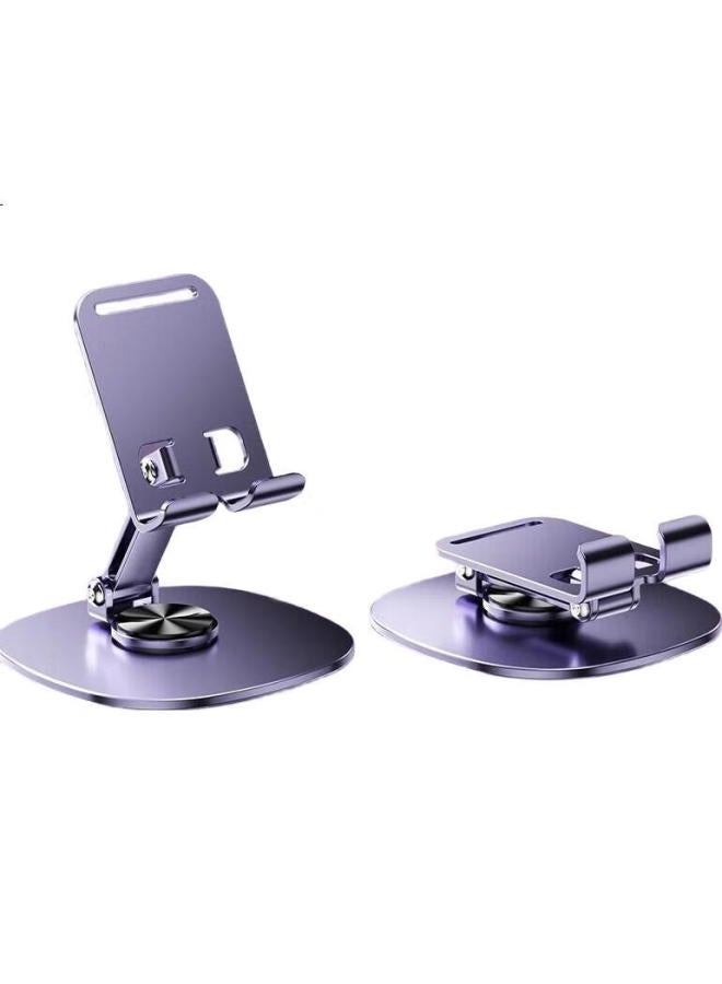 Jplayer Tablet Stand, Ipad Desktop Phone Holder, 360° Multifunctional Rotating Folding Lazy Support Stand, For Gaming, Online Classes, Drawing, Metal - Image 1