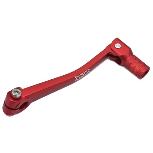 PPR PIT PRO RACING CNC Aluminum Gear Shifter Lever, Foldable Gear Shift Lever Fit for 50cc 110cc 250cc CRF50 XR50 XR CRF Dirt Pit Monkey Bike Motorcycle ATV Quad Accessory Red - Image 3