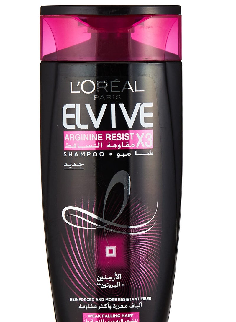L'Oreal Paris Elvive Fall Resist With Aminexil Reinforcing Shampoo 600 ML - Image 2