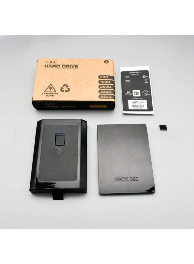 Xbox360 Hard Disk Case Black For Xbox360slim Thin Machine Hard Disk Case Slim Black Hard Disk Case HD-Color:Xbox360 Hard Disk Box Black Without Label - Image 2