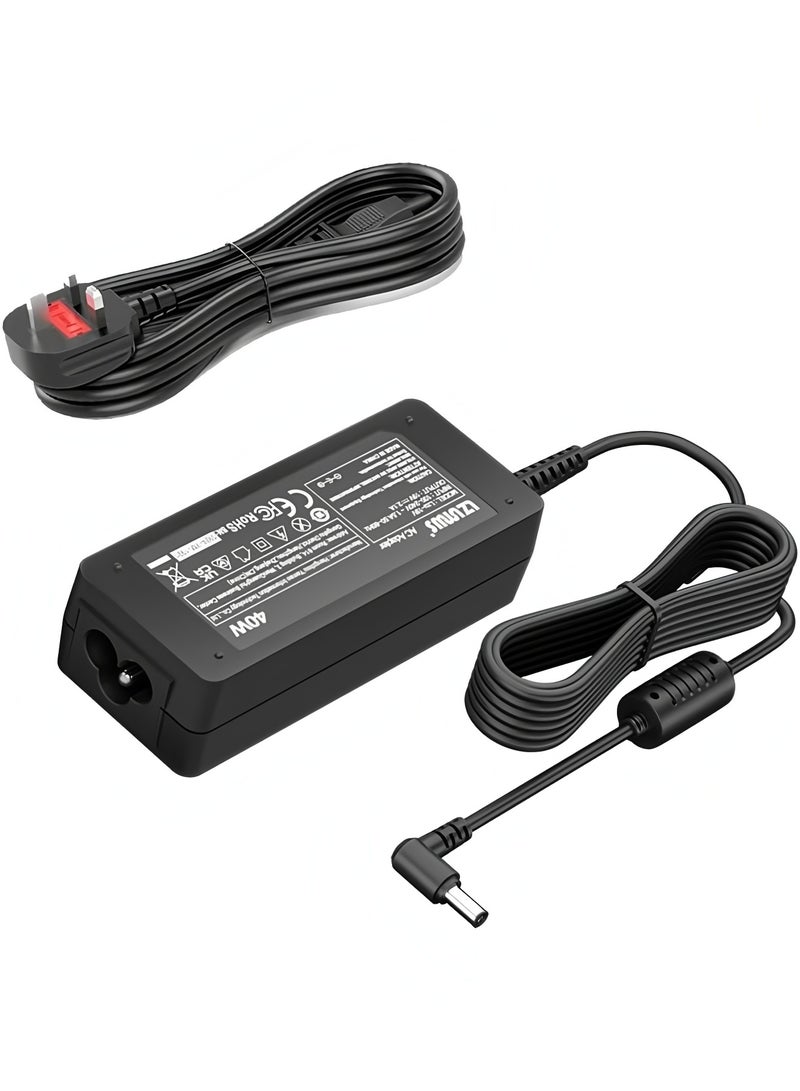 Apluynm 19V 2.1A AC Adapter for LG Monitors 40W Power Supply Compatible with Select LG 19-32 Inch LED LCD Displays Replacement Power Cord for Ultrawide Monitor Models - Image 1