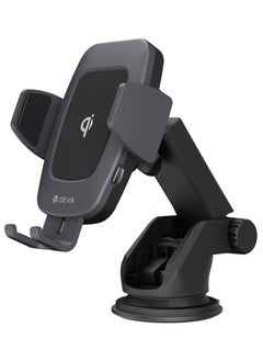 devia DEVIA EA195 Navigation Magnetic Wireless Charger Car Mount - Black  - Image 1
