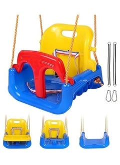Piccasio Baby Swing, Durable & Sturdy Plastic, Multifunctional Indoor & Outdoor Swing, Non-Toxic Heavy Duty Seat for Playground, Infants & Toddlers  - Image 1