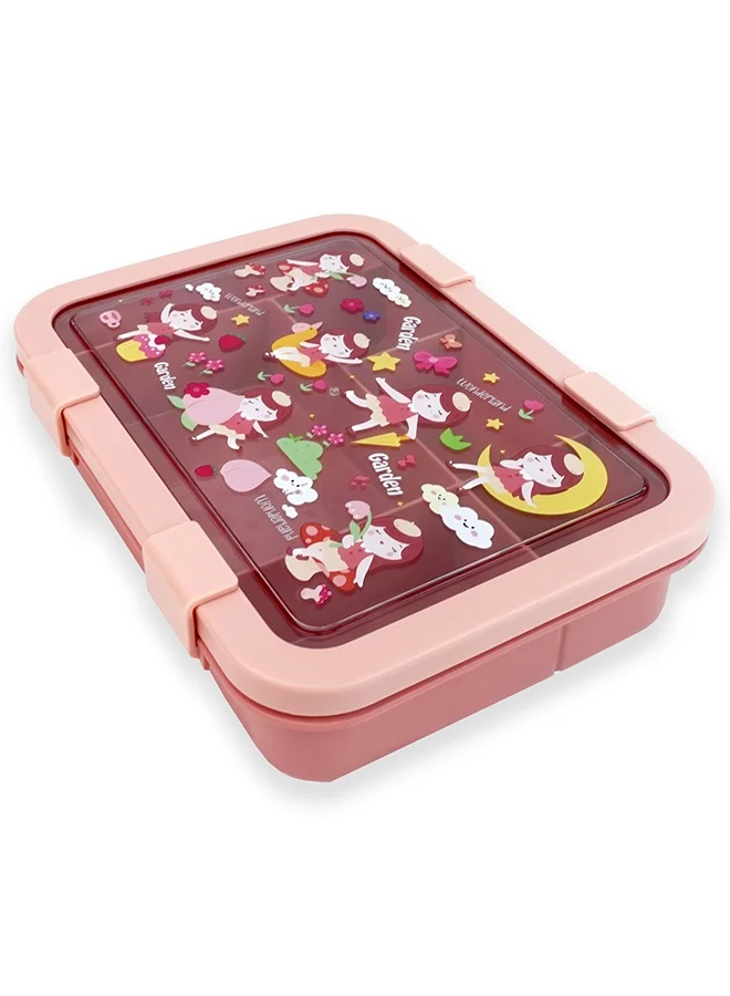 LITTLE SURPRISE BOX Little Surprise Box,5Sections Peach Fairy Lunch Box For Kids