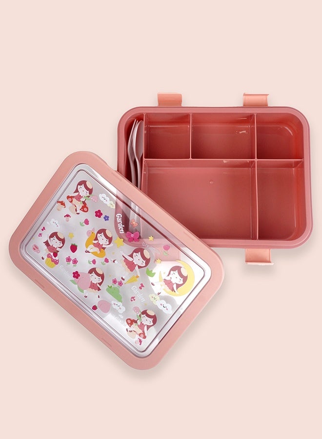 LITTLE SURPRISE BOX Little Surprise Box,5Sections Peach Fairy Lunch Box For Kids - Image 3