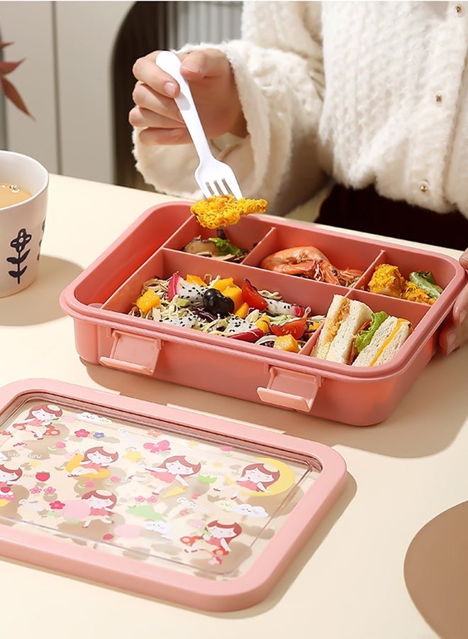 LITTLE SURPRISE BOX Little Surprise Box,5Sections Peach Fairy Lunch Box For Kids - Image 5