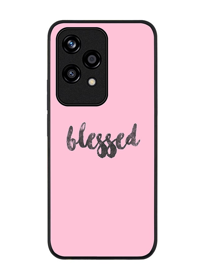 Stylizedd Rugged Black edge case for Honor 200 Lite, Slim fit Soft Case Flexible Rubber Edges Anti Drop TPU Gel Thin Cover -  Blessed - Image 1