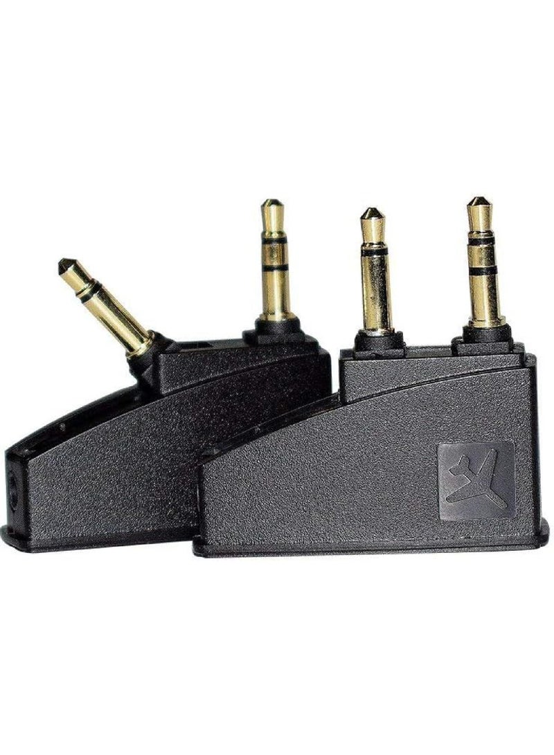 Rock Pow QC15 Airplane Headphone Adapter Compatible with Bose 700 QuietComfort 2 QC3 QC45 QC35 QC35ii QC15 QC25 QC20 NC700 SoundLink SoundLinkII AE2 AE2i AE2W and More Headphones Golden Plated 3.5mm Jack  - Image 4