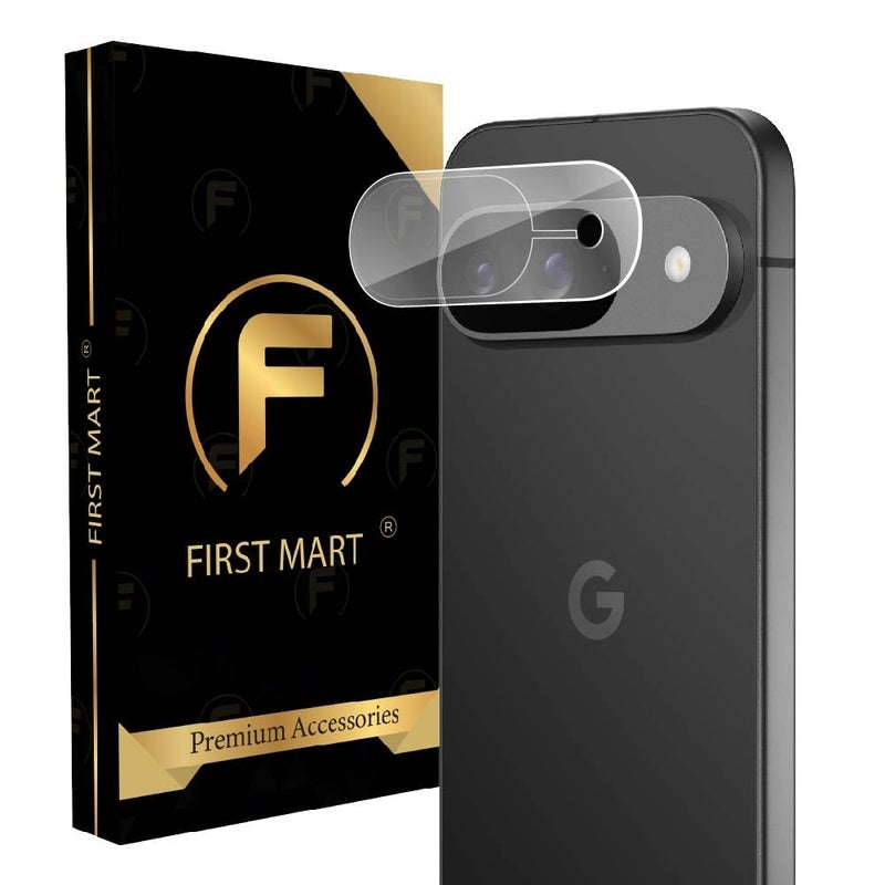 FIRST MART Premium Camera Lens Protection For Google Pixel 9 5G (6.3 Inches) With Edge-to-Edge Protector Coverage and Installation Kit |Crystal Clear, Pack of 1 - Image 1