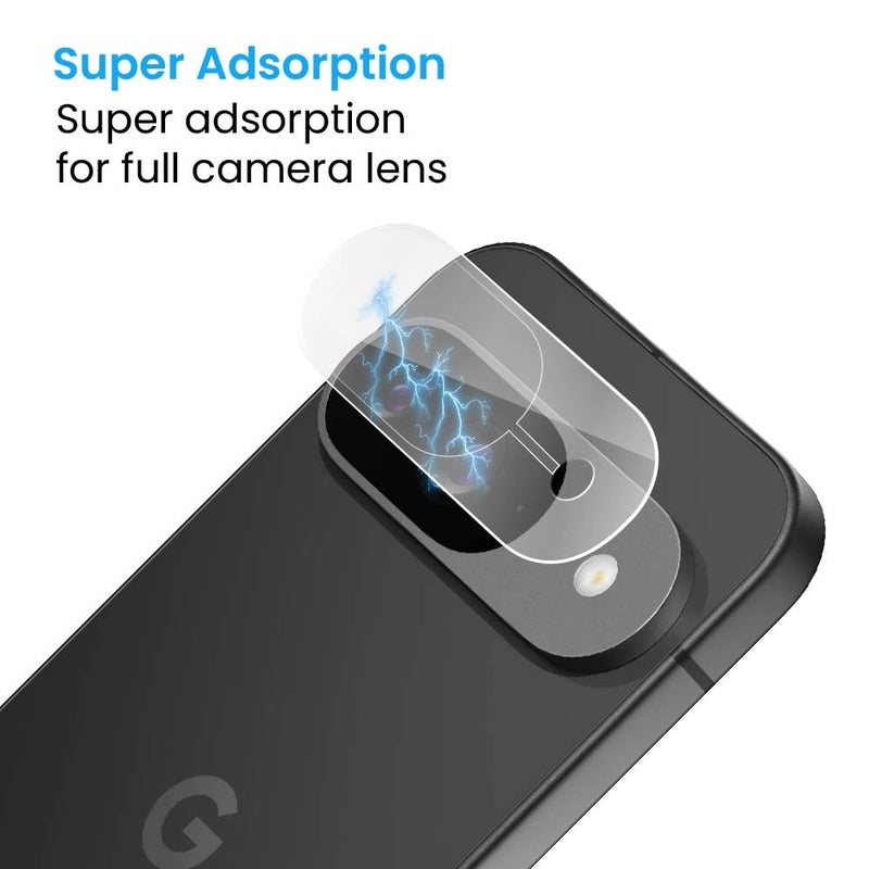 FIRST MART Premium Camera Lens Protection For Google Pixel 9 5G (6.3 Inches) With Edge-to-Edge Protector Coverage and Installation Kit |Crystal Clear, Pack of 1 - Image 2
