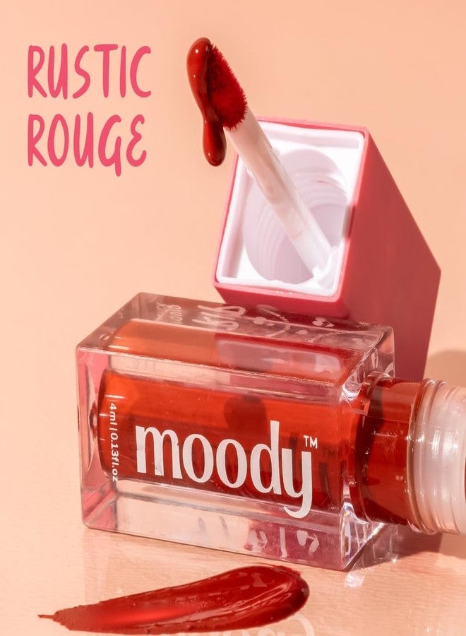 Moody Drip Matte Liquid Lipstick -Blossom Burst, with Jojoba Seed Oil & Vitamin E | Transferproof, Long Lasting & Vibrant Lip Colors That Last Upto 12 Hours | Paraben Free Lip Tint, 4ml - Image 2