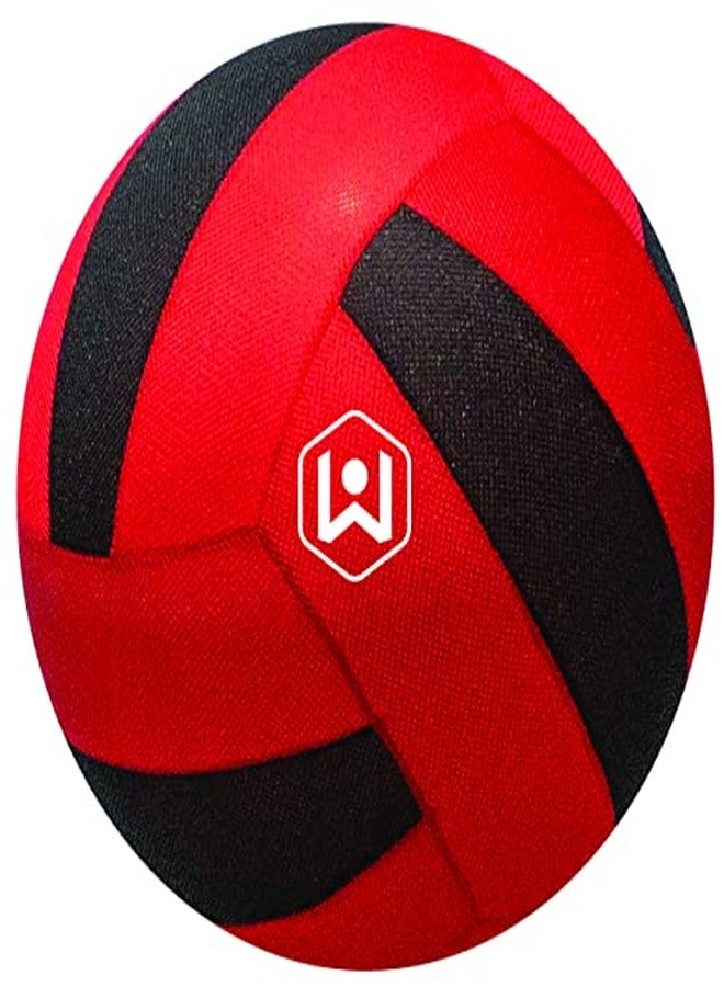 Wicked Big Sports oversized volleyball, soft fabric cover, includes pump and needle, ages 8+, red - Image 2