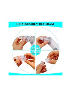 Generic Nasal Aspirator,  Baby Nasal Aspirator Electric Nose Suction Nose Cleaner with 3 Silicone Tips & Suction Strengths Built-in Flashlight and Music  - Image 5