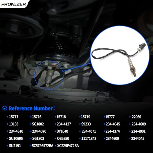 FRONEZER 2PCS Oxygen Sensor Upstream Downstream O2 Sensor Compatible with Ford F150 F250 Ranger Expedition Explorer Escape, Mazda Tribute, Lincoln & More Replace# 15716,15717,15718, 15719,ZZC318861 - Image 3